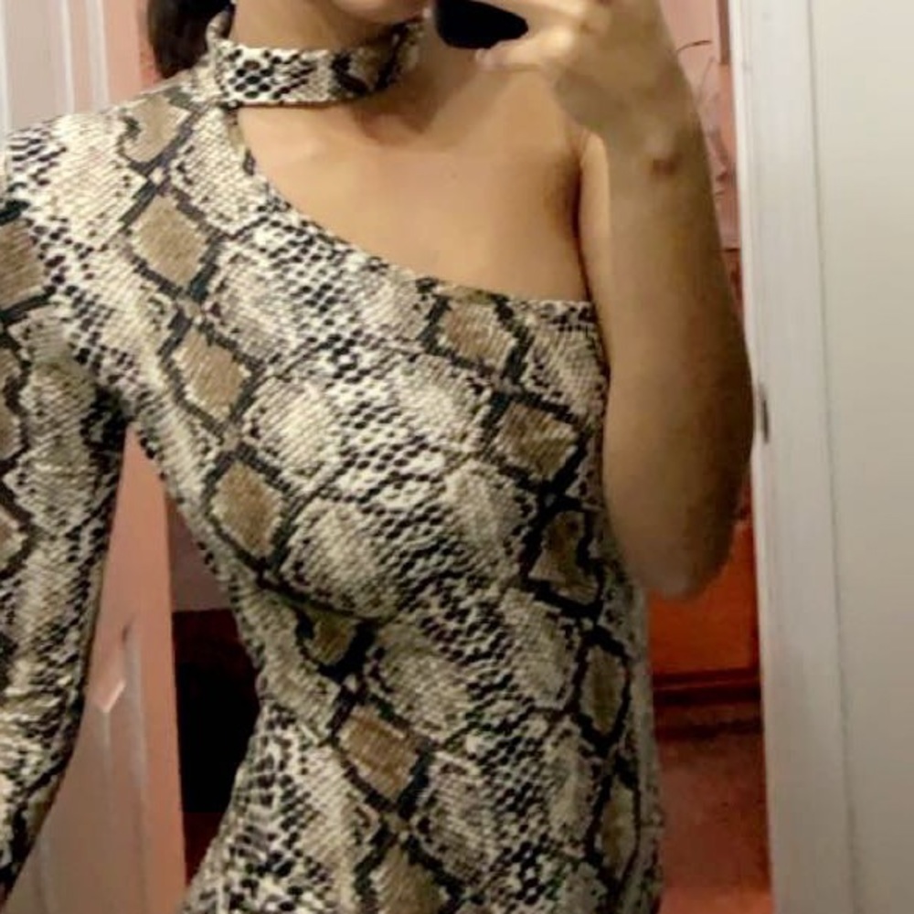 Snake skin body suit